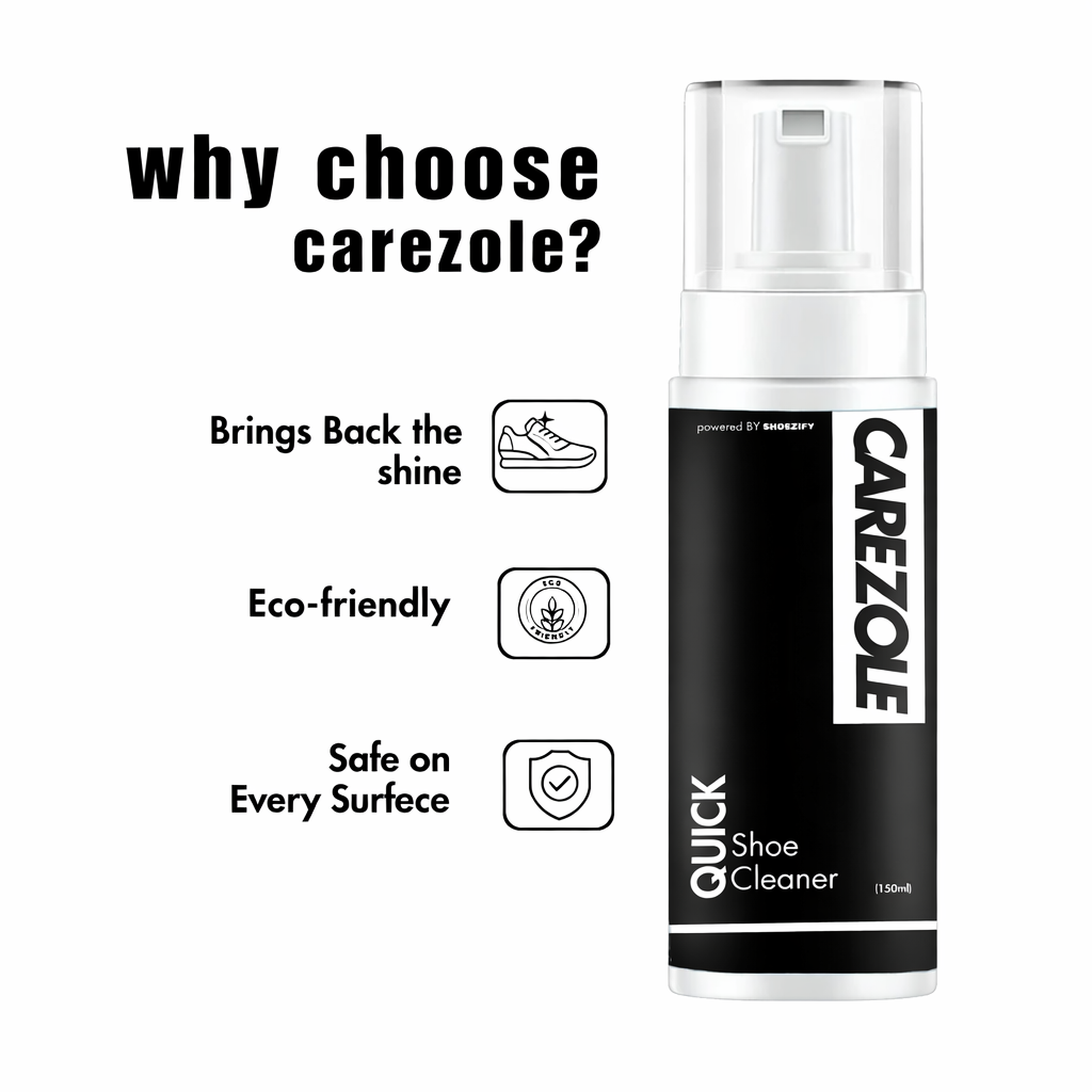 Carezole Foam- Foaming Cleaner 150ML With Brush And Microfabric Cloth