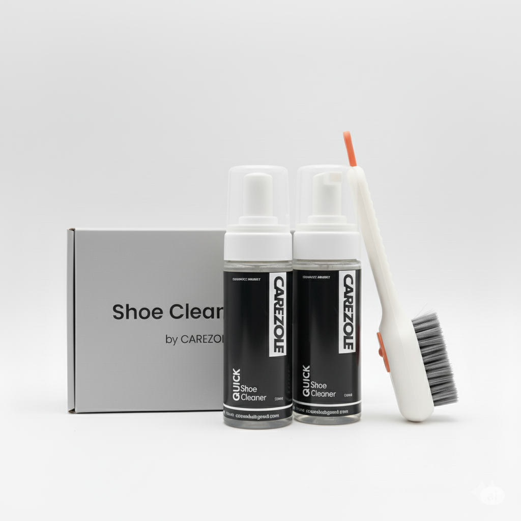 2x carezole shoe cleaner