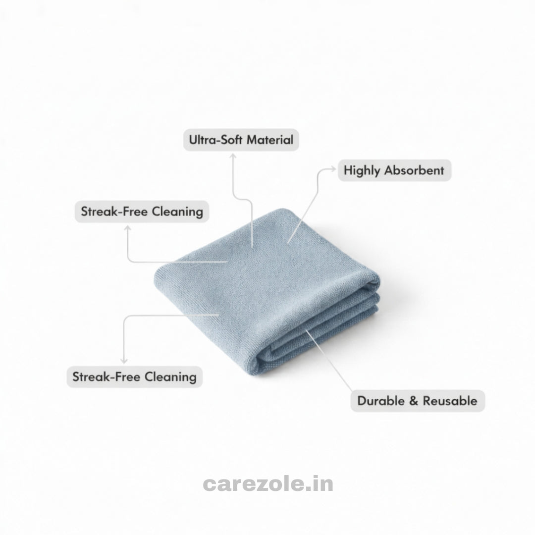 Carezole Foam- Foaming Cleaner 150ML With Brush And Microfabric Cloth